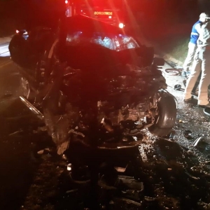Acidente deixou seis mortos — Foto: PRE/Divulgação