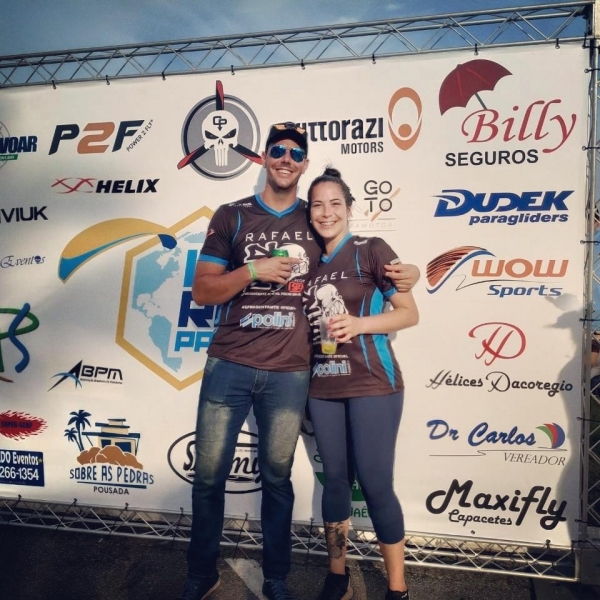 Rafael Pinz e Jessica Borges de Nova Santa Rosa. (Fotos: Colaborador)