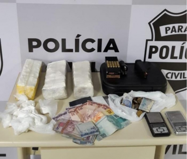 Droga apreendida. (Foto: Divulgação)