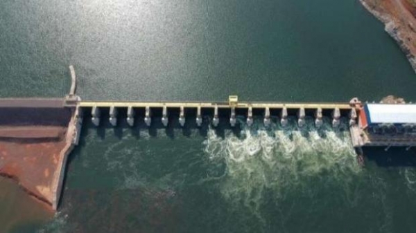 A Usina está instalada no trecho final do rio Iguaçu, entre os municípios de Capanema e Capitão Leônidas Marques. (Foto: Reprodução)