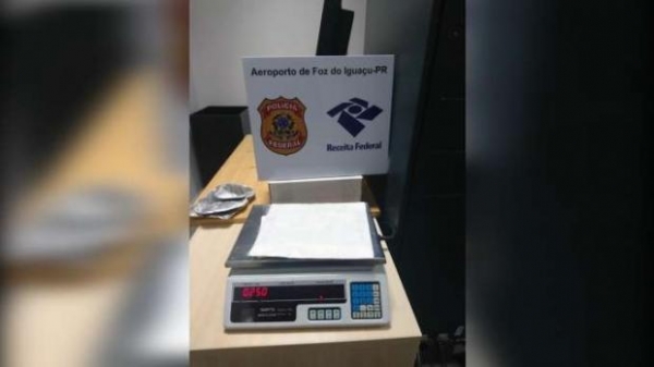 Traficante receberia R$ 1 mil pelo transporte da droga até São Paulo. (Foto: Catve)