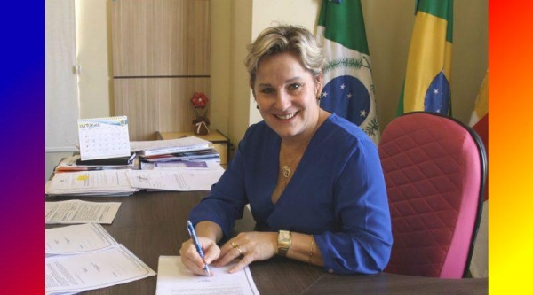Prefeita de Mercedes, Cleci Loffi,. (Foto: Reprodução)