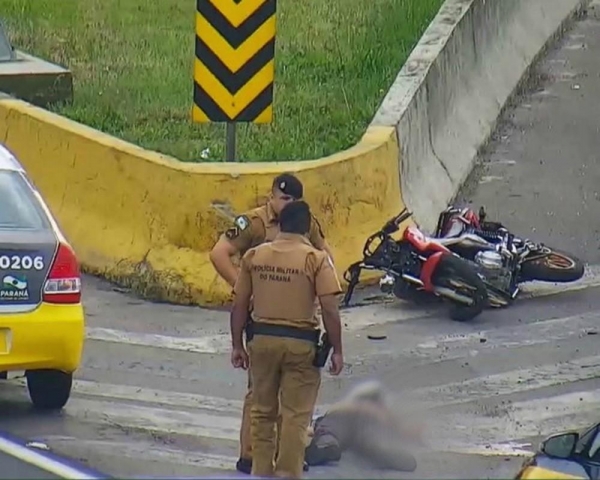 PM acusado pelo Ministério Público de atirar contra Leandro Pires foi preso nesta segunda-feira (3) — Foto: Reprodução/RPC