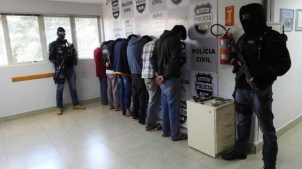 Foram cumpridos sete mandados de prisão preventiva. (Foto: Reprodução)