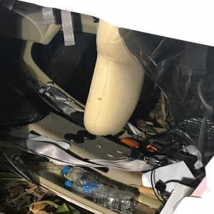 Avião saiu de Valinhos (SP), fez uma escala em Sertãozinho (SP) e faria o pouso em um aeroculbe de Cascavel — Foto: Anna Flávia Nunes