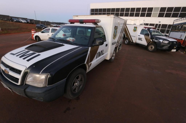 O corpo foi recolhido pelo Instituto Médico-Legal (IML) de Ponta Grossa. (Foto: A Rede)
