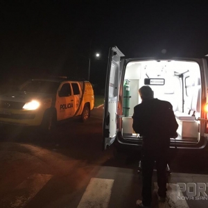 Noite em que Geovane levou uma facada em Nova Santa Rosa. (Foto: Portal Nova Santa Rosa)