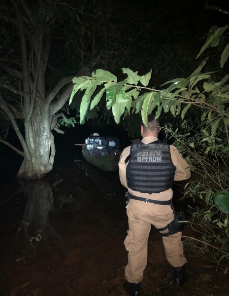 A operação foi nesta madrugada (20). (Fotos: BPFron)