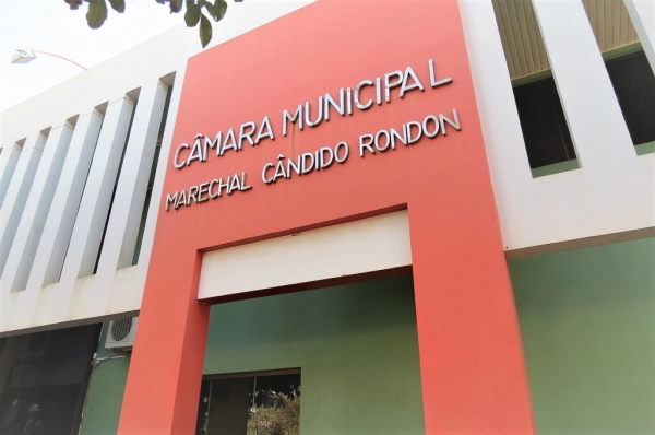 Câmara de Vereadores de Marechal Cândido Rondon. (Foto: Cristiano Viteck)