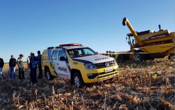 Acidente aconteceu na tarde deste sábado (6), em Serranópolis do Iguaçu, no oeste do Paraná — Foto: RPC/Reprodução