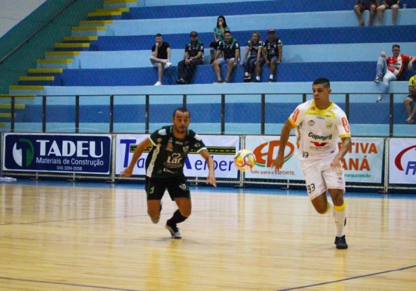 Os times já se enfrentaram nessa temporada, em duelo válido pelo 1º turno da competição (Foto: Tainã Felipe Cerny\\Assessoria Copagril )