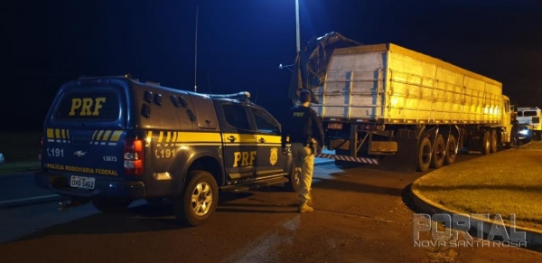 A apreensão foi na manhã de hoje. (Fotos: PRF)