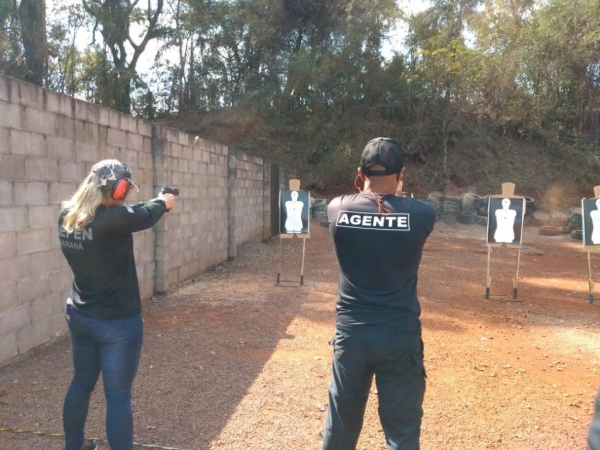 Em Cascavel cerca de 80 agentes estão participando da capacitação. (Foto: Divulgação-Depen)