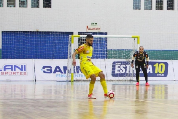 O time da Copagril Futsal vem durante toda a semana realizando treinamentos técnicos, táticos e regenerativos (Foto: Tainã Felipe Cerny \\ Assessoria Copagril )