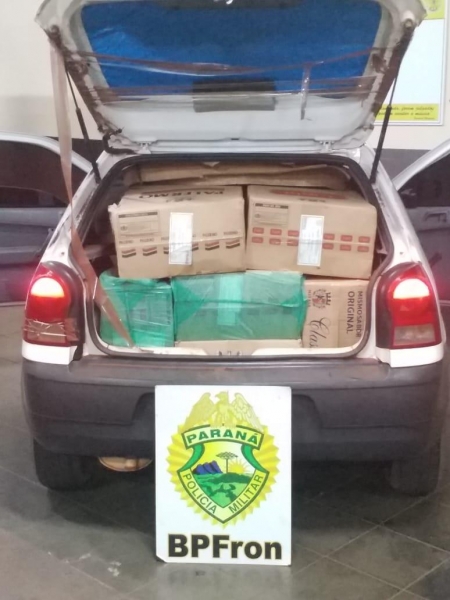 Veículo apreendido. (Fotos: BPFron)