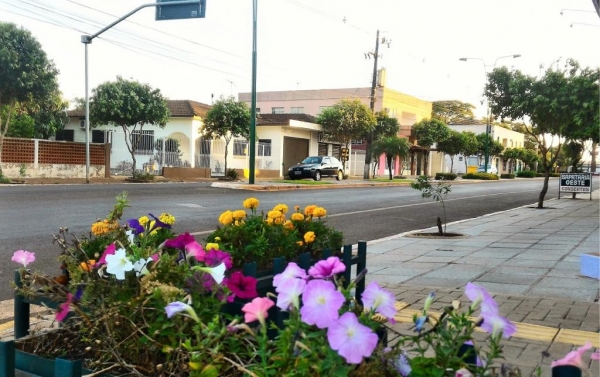 Centro de Nova Santa Rosa. (Foto: Portal Nova Santa Rosa)