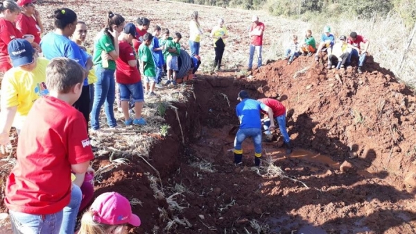 O Programa Encontros e Caminhos realizou entre agosto e setembro diversas atividades no município de Nova Santa Rosa (Foto: Assessoria )