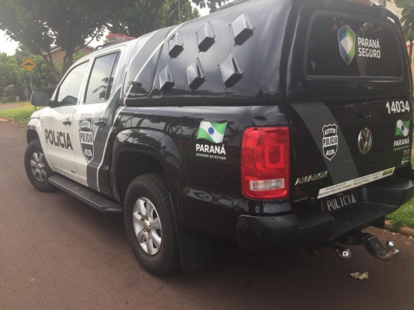 A Polícia Civil foi acionada.(Foto: Portal Nova Santa Rosa)
