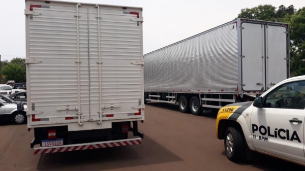 Momento da apreensão. (Fotos: PM)