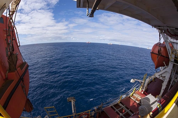 Leilão trata do petróleo excedente da área da Bacia de Santos inicialmente explorada pela Petrobras — Foto: Petrobras/Divulgação