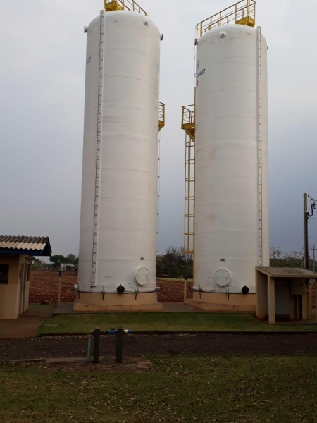 Reservatórios de água de Nova Santa Rosa. (Foto: Portal Nova Santa Rosa)