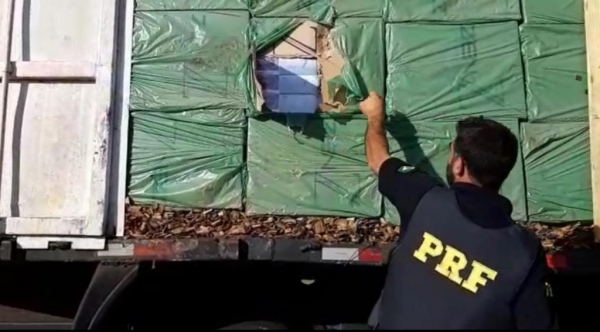 A PRF encaminhou a ocorrência para a Delegacia da Polícia Federal em Cascavel (Foto: PRF )