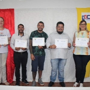 Conselheiros diplomados. (Fotos: Portal Nova Santa Rosa)