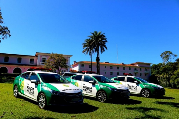 Os novos veículos, que foram adquiridos pelo Governo do Estado. (Fotos: Polícia Ambiental)