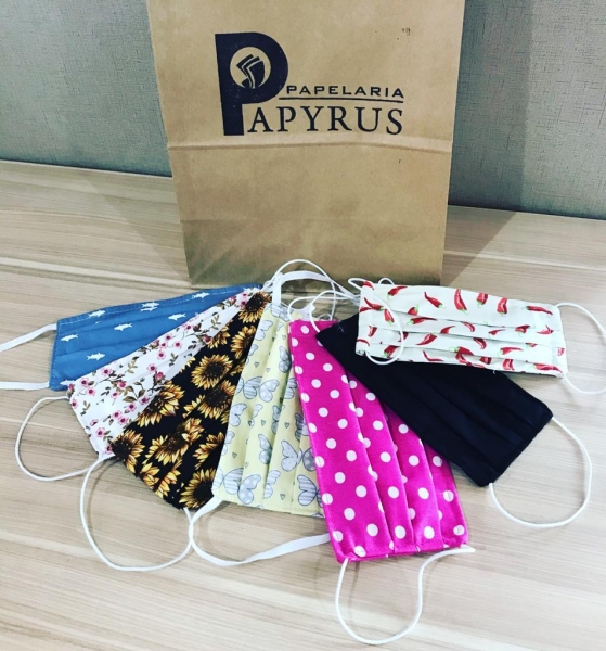 Máscaras da Ação Solidária. (Foto: Divulgação)