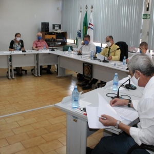 Vereadores de Palotina durante Sessão Ordinária no dia 11. (Fotos: Assessoria)