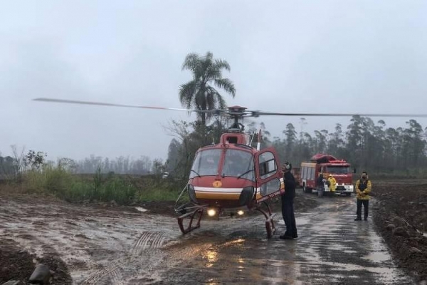 Foto: Corpo de Bombeiros Militar de Santa Catarina/ Divulgação