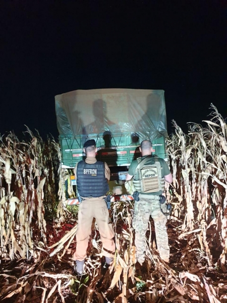 Os materiais apreendidos foram encaminhados à Delegacia de Polícia Federal de Guaíra para os procedimentos de praxe (Foto: Operação Hórus )