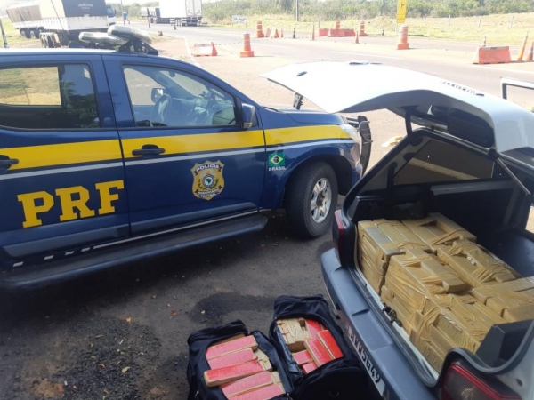 Da fronteira ao litoral, o trabalho “fechou o cerco” .(Foto: Divulgação/PRF)