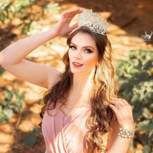 Miss Nova Santa Rosa, Thaline Nataliane Valiente (Foto: Divulgação)