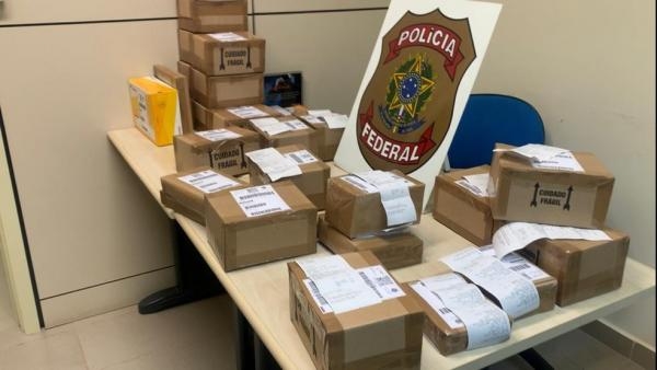 Ele enviava as caixas vazias, sem a mercadoria. (Foto:PF)