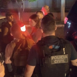 Tamires foi resgatada em Cantagalo, na região central do Paraná, depois de seis dias desaparecida — Foto: Divulgação/Polícia Civil
