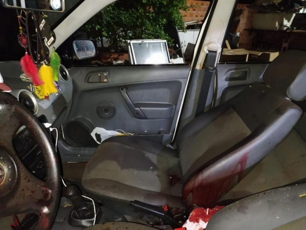 Um dos jovens foi alvejado sete vezes e, em estado grave, foi transferido para Toledo durante a madrugada. A outra vítima foi atingida no ombro e na maxilar (Foto: Ponto da Notícia )