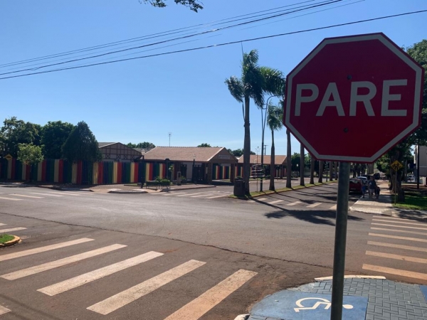 Esquina da Tucunduva com a 25 de Julho. (Foto: Portal Nova Santa Rosa)