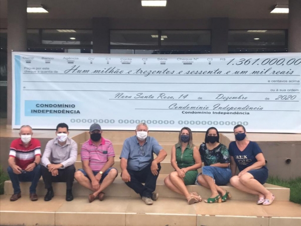 Mais de um milhão e trezentos mil foi distrubuido entre os condôminos.(Fotos: Divulgação)