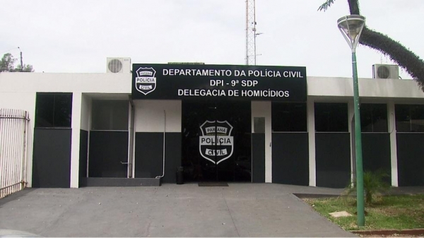 Delegacia de homicídios de Maringá — Foto: RPC Maringá