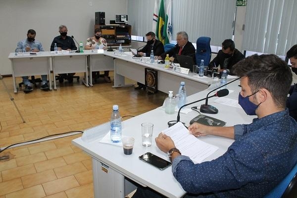 Sessão da Câmara de Vereadores de Palotina. (Foto: Assessoria Câmara)