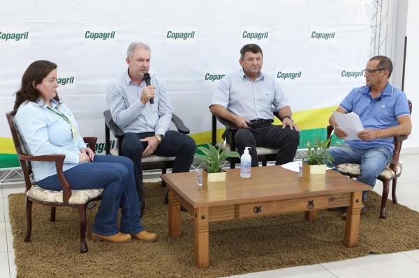 O Seminário de Leite 2021 da Cooperativa Agroindustrial Copagril foi realizado de modo online. (Fotos: Assessoria)
