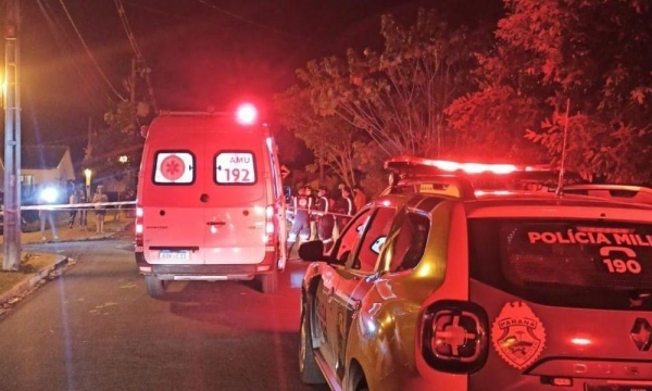 Homem foi morto em rua do bairro Sonho Meu, em Umuarama — Foto: Polícia Militar