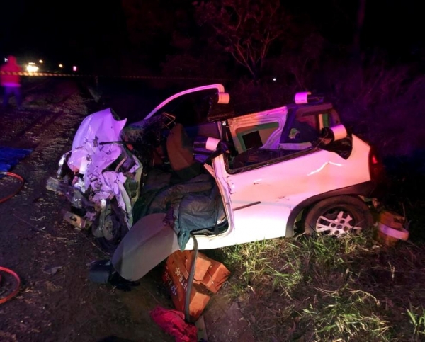 Motorista morreu após acidente em Nova Esperança — Foto: PRE/Divulgação