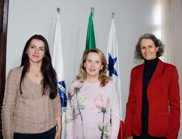 Equipe da PROVOPAR: Haritraut Busse, Ivone Rode Pinz e Nair Pinz Stumpf (imagem de arquivo)