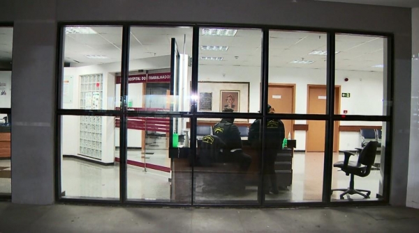 O Hospital do Trabalhador, em Curitiba — Foto: Tony Mattoso/RPC