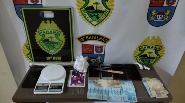 Material apreendido. (Foto: Polícia Militar)