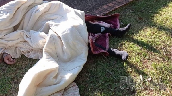 A polícia investiga o caso. (Fotos: Portal Nova Santa Rosa)