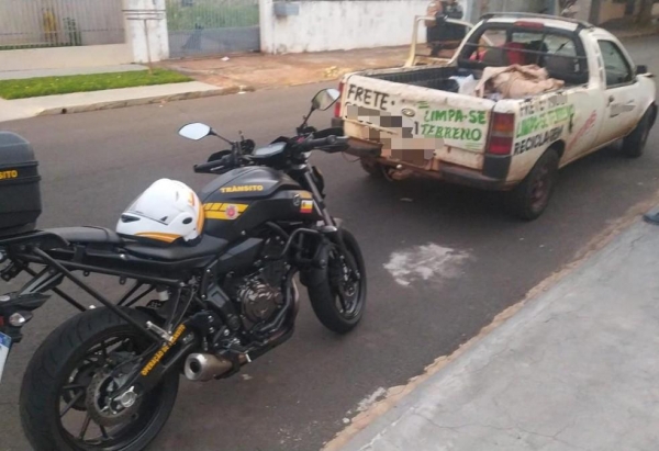 Picape tem mais de R$ 1,5 milhão em multas atrasadas — Foto: Semob/Divulgação