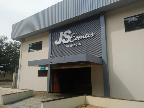 JS Eventos, de Guaíra, sede da primeira etapa do Fermop 2021. (Foto: Divulgação)